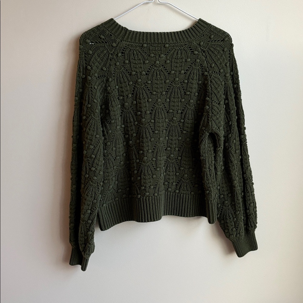 Harper Heritage Green Knit Sweater - Picture 2 of 2